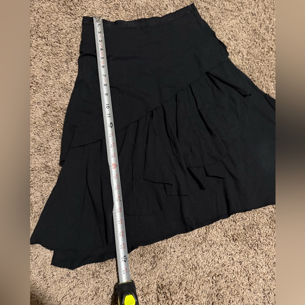 Free People Black Asymmetrical Skirt - Picture 7 of 9